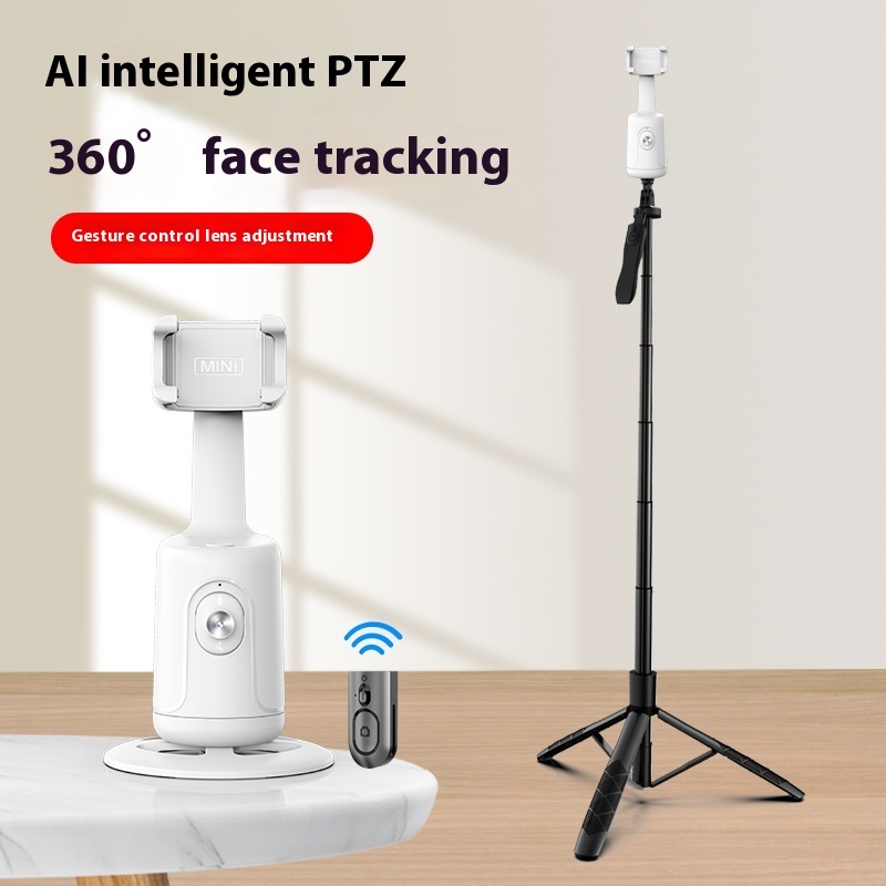 360 Auto Face Tracking Gimbal AI Smart Gimbal Face Tracking Auto Phone Holder For Smartphone Video Vlog Live Stabilizer Tripod - image 11