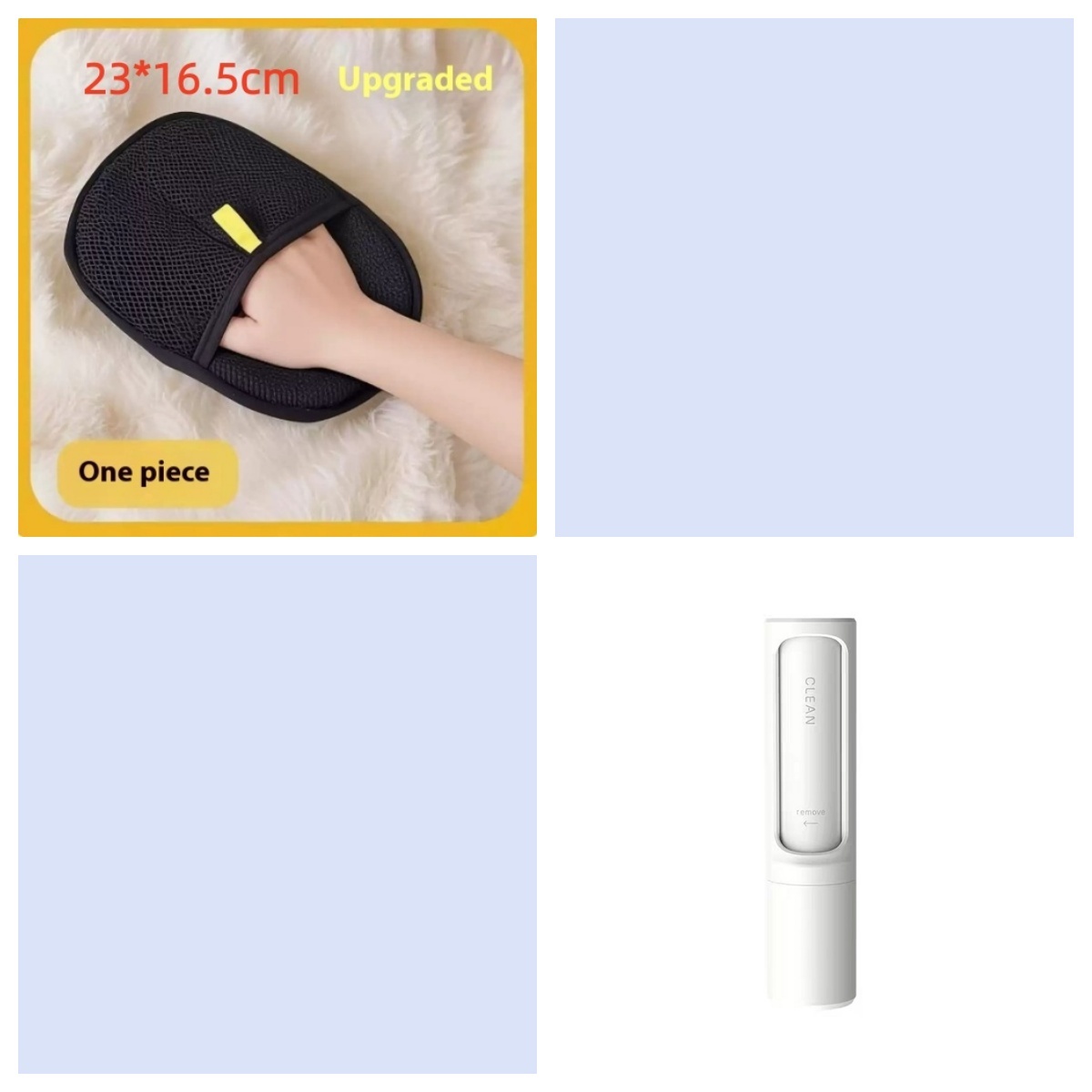 2-1 Reusable Pet Hair Remover Brush Lint Roller Portable Effective Self Cleaning Tool for Cat Dog Fur Hair Dust Removal Brush - image 11