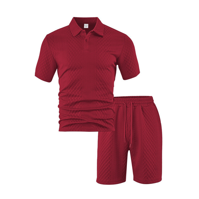 Mens Casual Suit With Jacquard And A Lapel - image 21