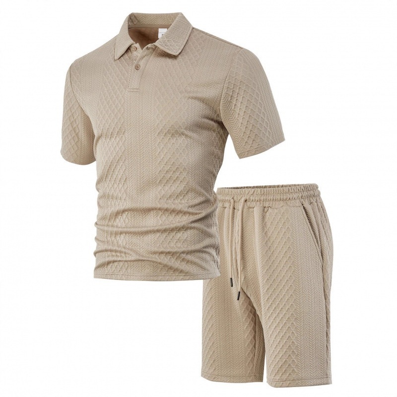 Mens Casual Suit With Jacquard And A Lapel - image 5
