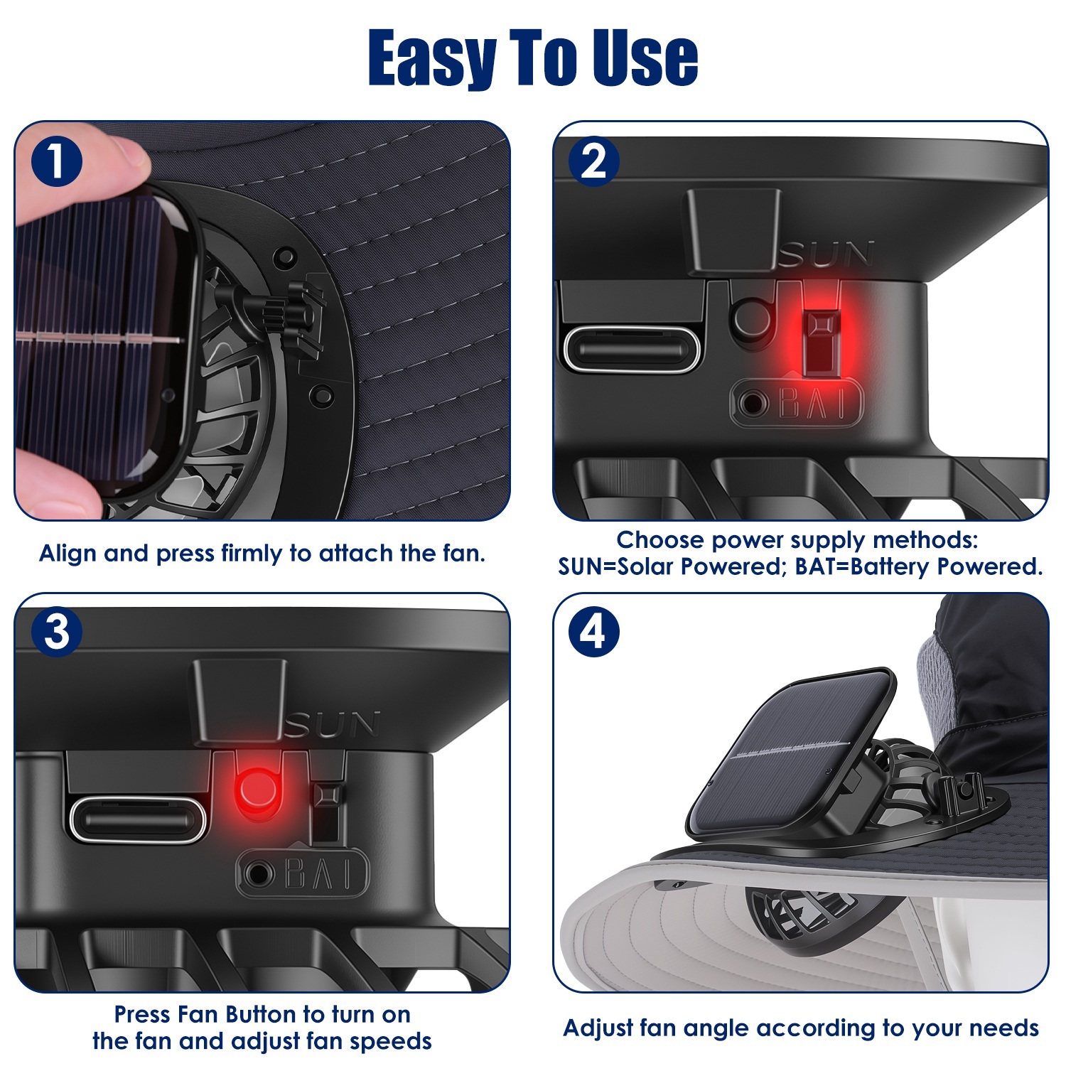 1Pc 2 In 1 Solar Fan Hat UPF50 Sun Hat With Fans Wide Brim Fishing Hat With Face Cover Neck Flap Solar USB Charging For Hiking Gardening Outdoor Work - image 6