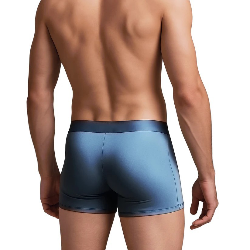 3pcs Satin Silk Boxer Briefs Mid Waist Underpants,Men's Light Luxury Satin Ice Silk Fashion Breathable Boxer Briefs, Silky Sexy Mens Underwear - image 4