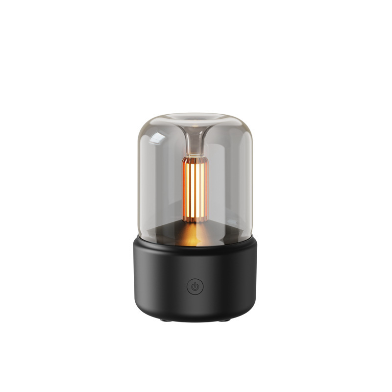 Atmosphere Light Humidifier Candlelight Aroma Diffuser Portable 120ml Electric USB Air Humidifier Cool Mist Maker Fogger 8-12 Hours With LED Night Light - image 7