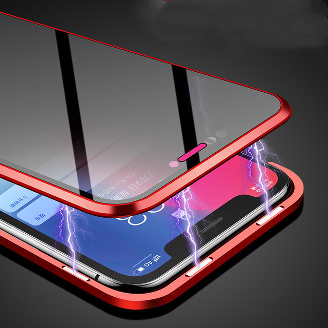 Phone Case Anti-peep Magnetic Protective Shell Magnetic Privacy Glass Case For Phone - image 6