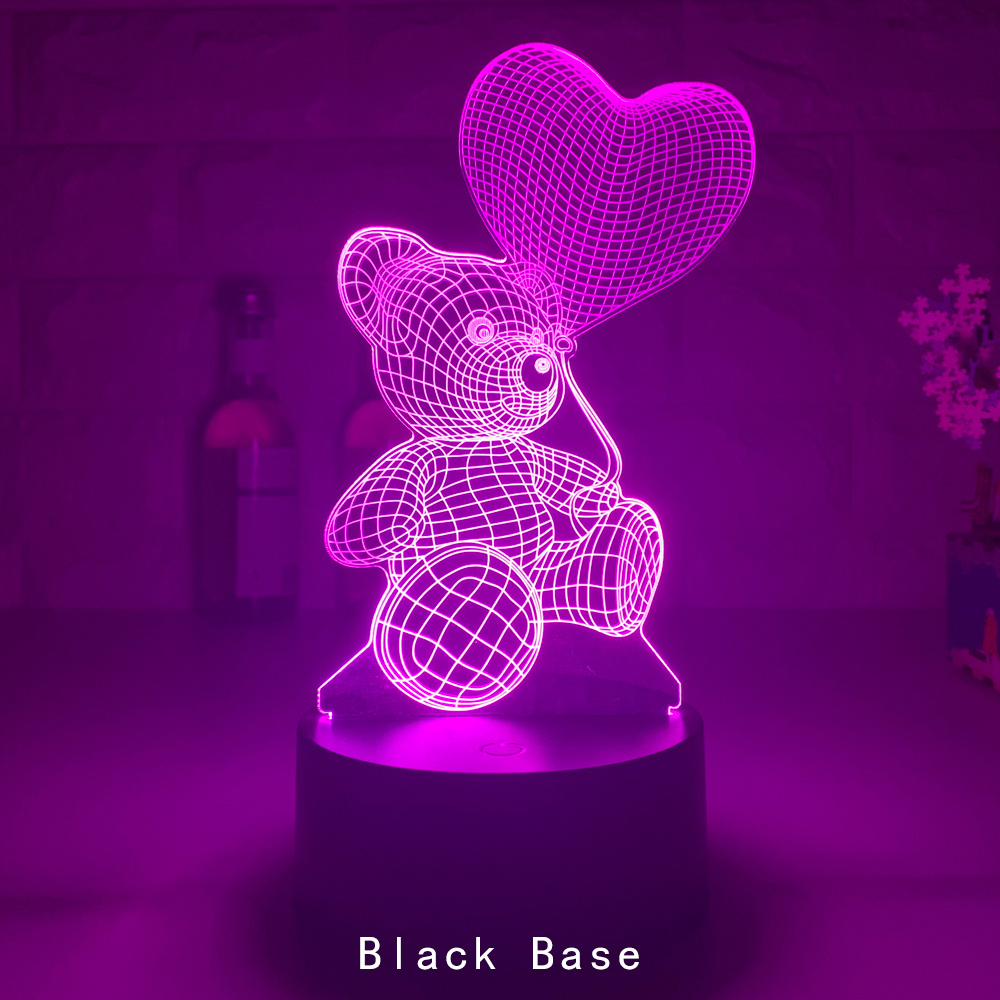3D Lamp Acrylic USB LED Night Lights Neon Sign Lamp Xmas Christmas Decorations For Home Bedroom Birthday Decor Valentines Day Gifts - image 13