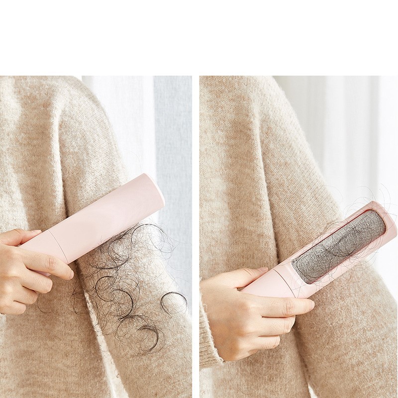 2-1 Reusable Pet Hair Remover Brush Lint Roller Portable Effective Self Cleaning Tool for Cat Dog Fur Hair Dust Removal Brush - image 5