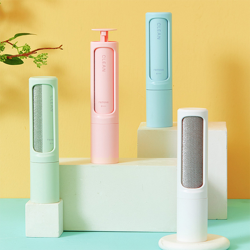 2-1 Reusable Pet Hair Remover Brush Lint Roller Portable Effective Self Cleaning Tool for Cat Dog Fur Hair Dust Removal Brush - image 12