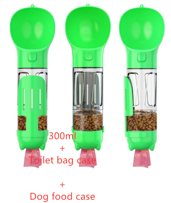 Pet Water Bottle Feeder Bowl Garbage Bag Storage Portable Pet Outdoor Travel 3 In 1 Dog Water Bottle - image 8