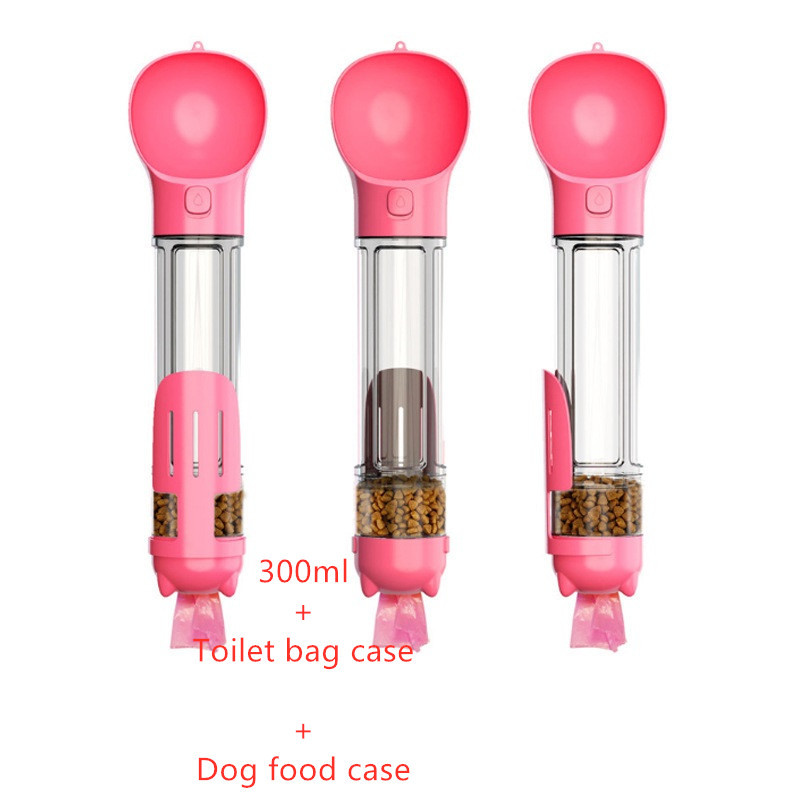 Pet Water Bottle Feeder Bowl Garbage Bag Storage Portable Pet Outdoor Travel 3 In 1 Dog Water Bottle - image 10