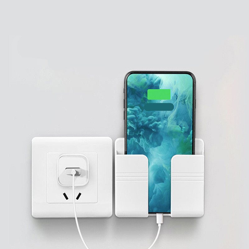 Mobile Phone Charging Storage Rack Punch-free Sticky Storage Box - image 23