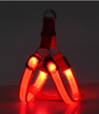 Pet Products LED Luminous Dog Chest Strap Large Dog Luminous Dog Leash - image 2
