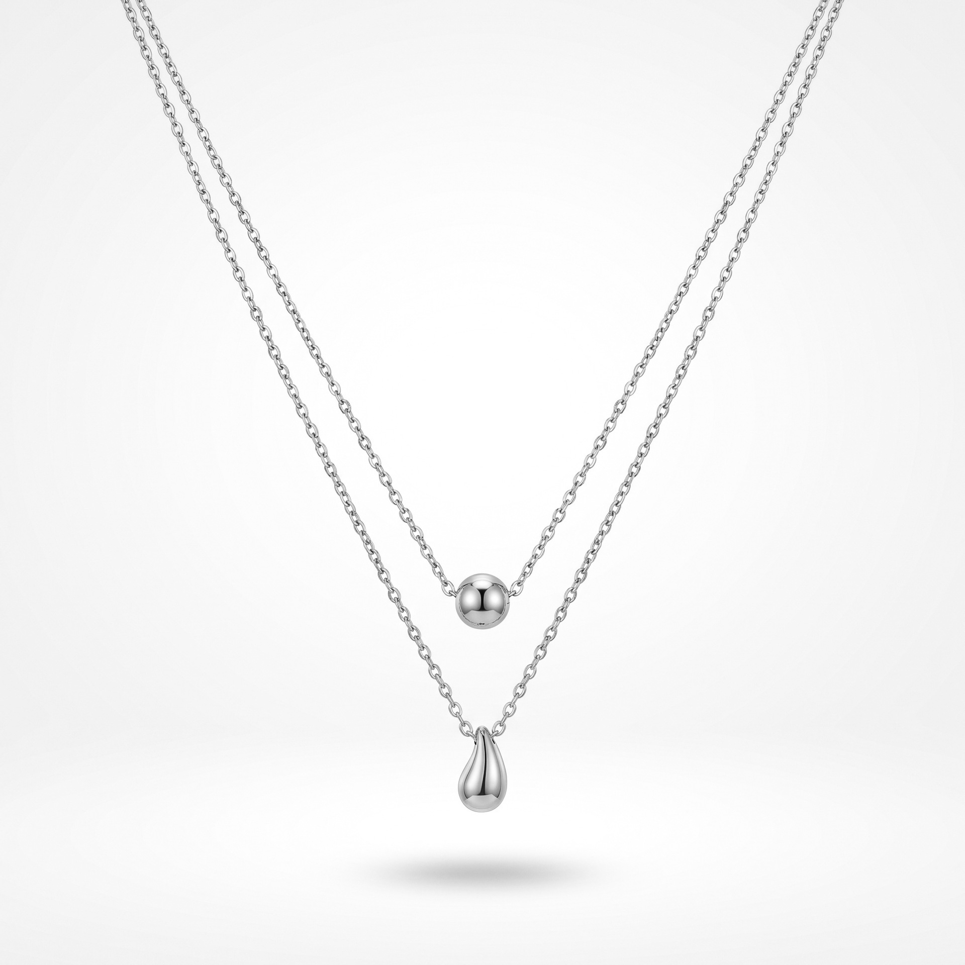 Womens Elegant Heart-Shaped Waterdrop Necklace - image 17