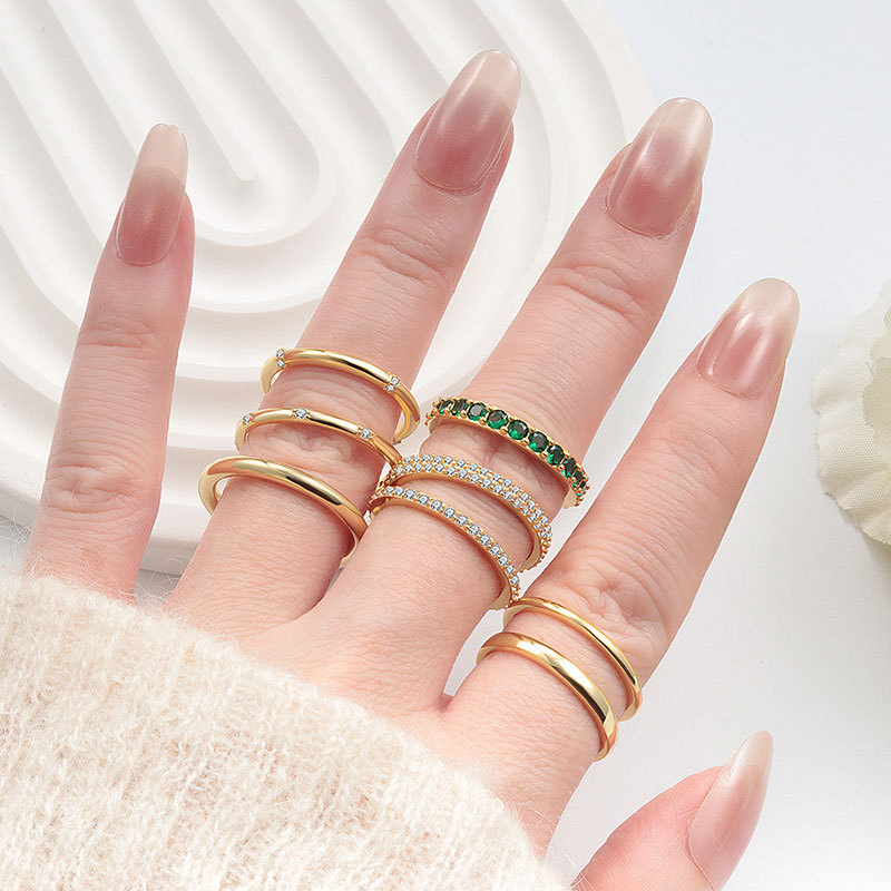 Stacked European And American-style Rings For Women - image 2