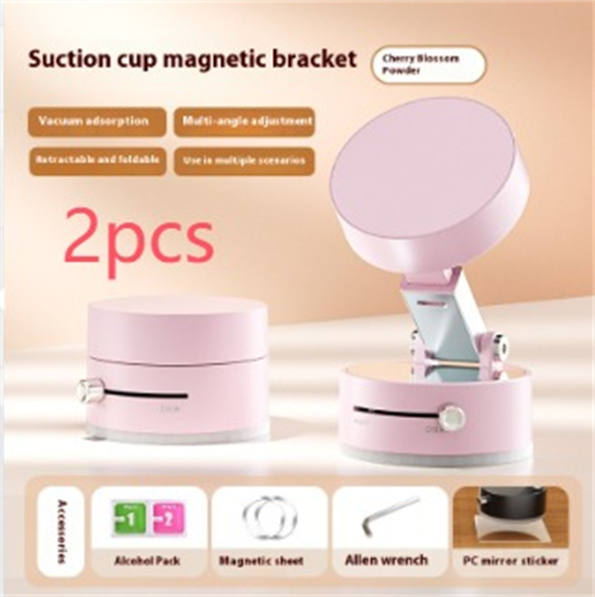 Foldable Magnetic Vacuum Car Phone Holder Foldable Suction Cup With Suction Cup Hands-Free Navigation For Smart Phone - image 11