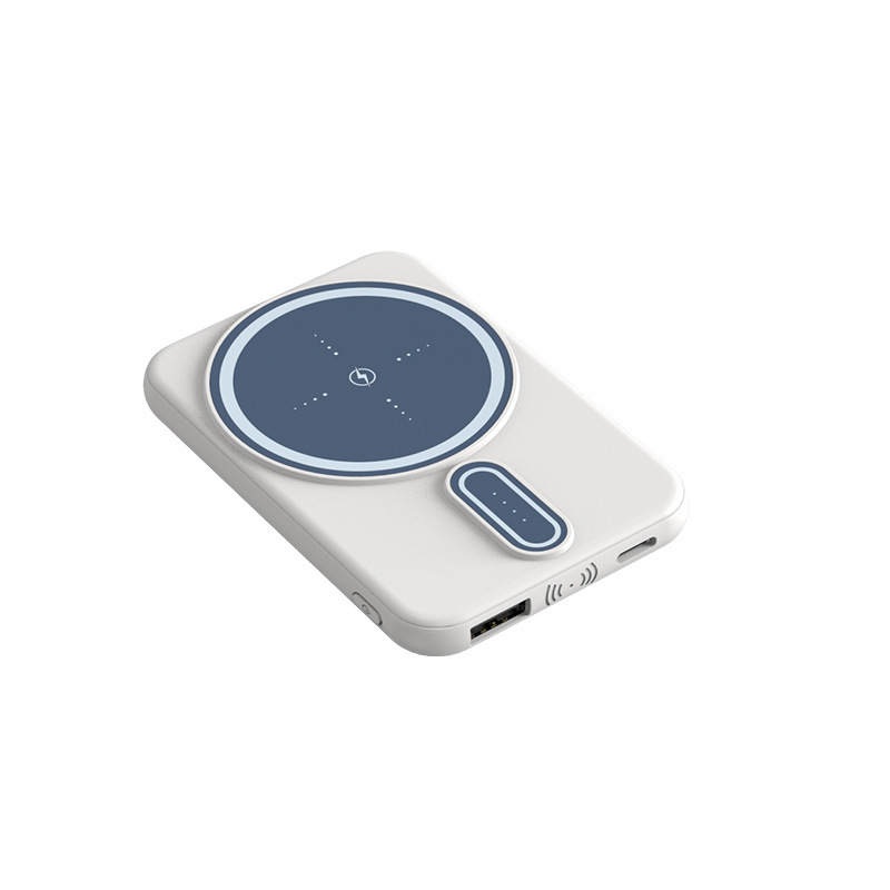 Magnetic Suction Charging Bank Wireless Charging Bank Mobile Power Supply - image 5