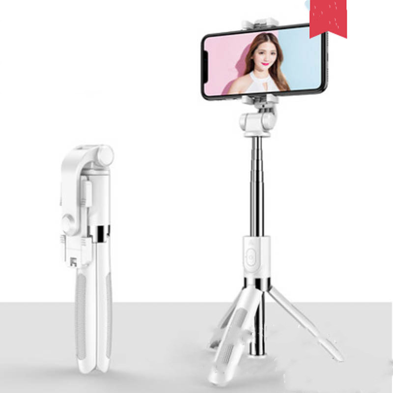Compatible with Apple, Tripod Selfie Stick Mobile Universal Live Triangle Bracket One Bluetooth Selfie Artifact - image 19
