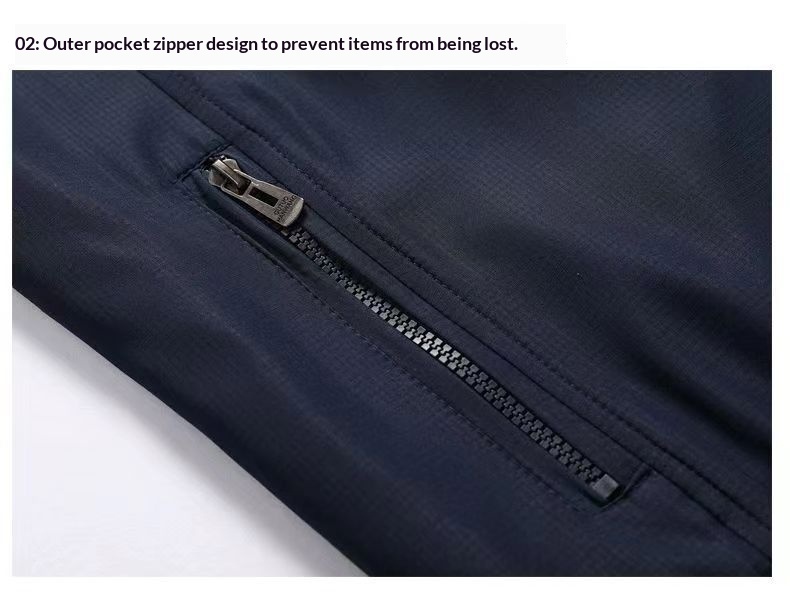 Autumn Coat Men's Trench Coat Casual Sporty Loose-fitting - image 8