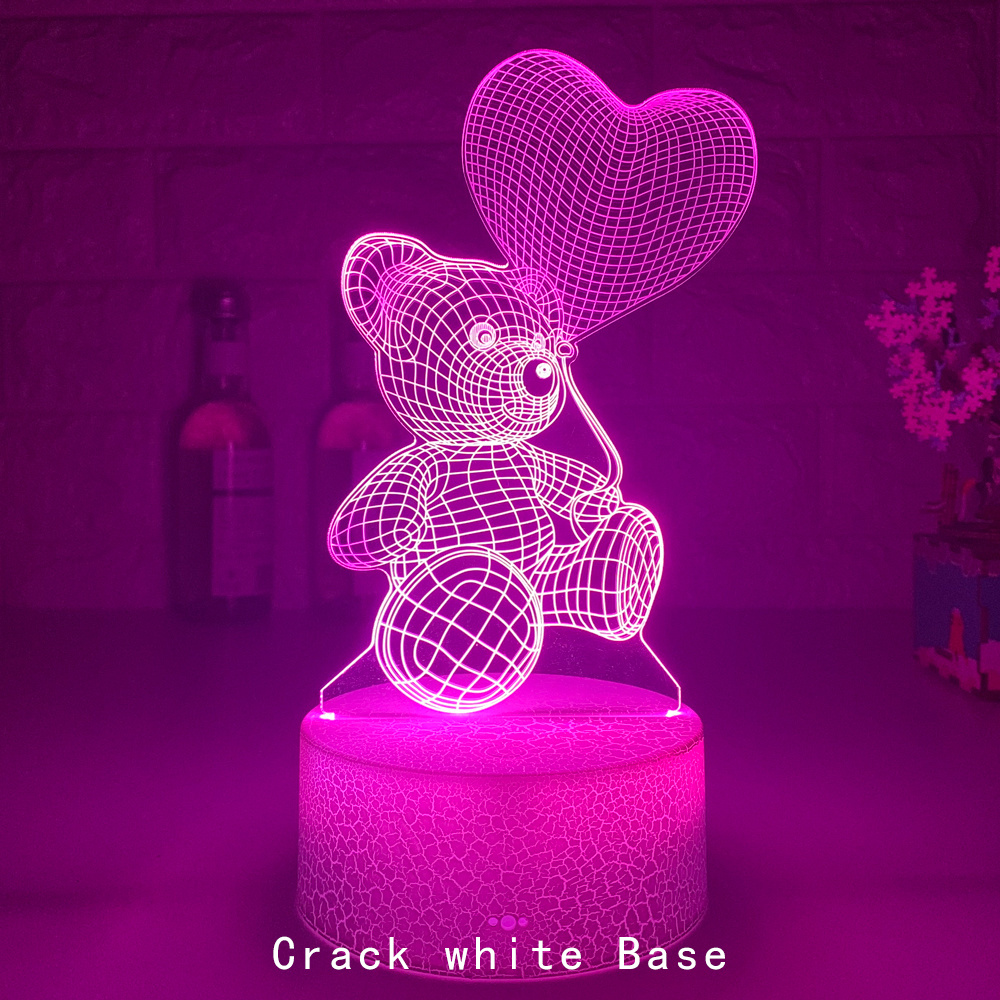 3D Lamp Acrylic USB LED Night Lights Neon Sign Lamp Xmas Christmas Decorations For Home Bedroom Birthday Decor Valentines Day Gifts - image 21