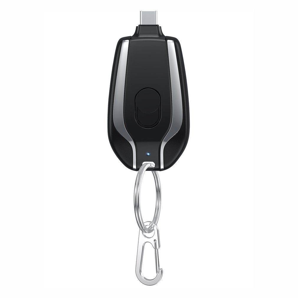 1500mAh Mini Power Emergency Pod Keychain Charger With Type-C Ultra-Compact Mini Battery Pack Fast Charging Backup Power Bank - image 21