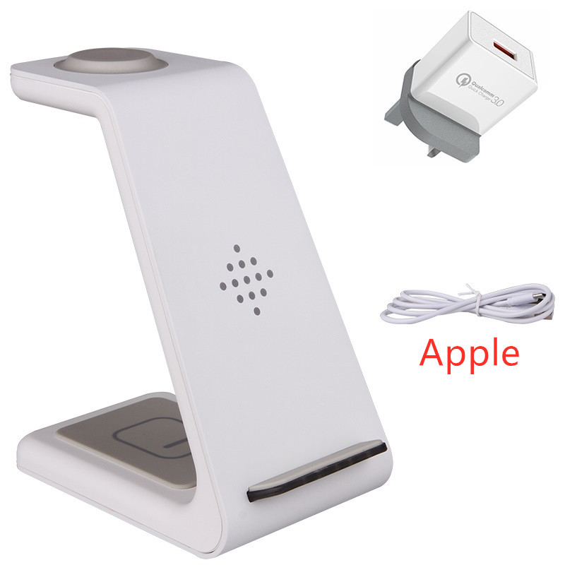 3 In 1 Fast Charging Station Wireless Charger Stand Wireless Quick Charge Dock For Phone Holder - image 28