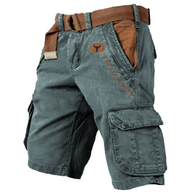 Men's Summer Cotton Shorts In Europe And America - image 32