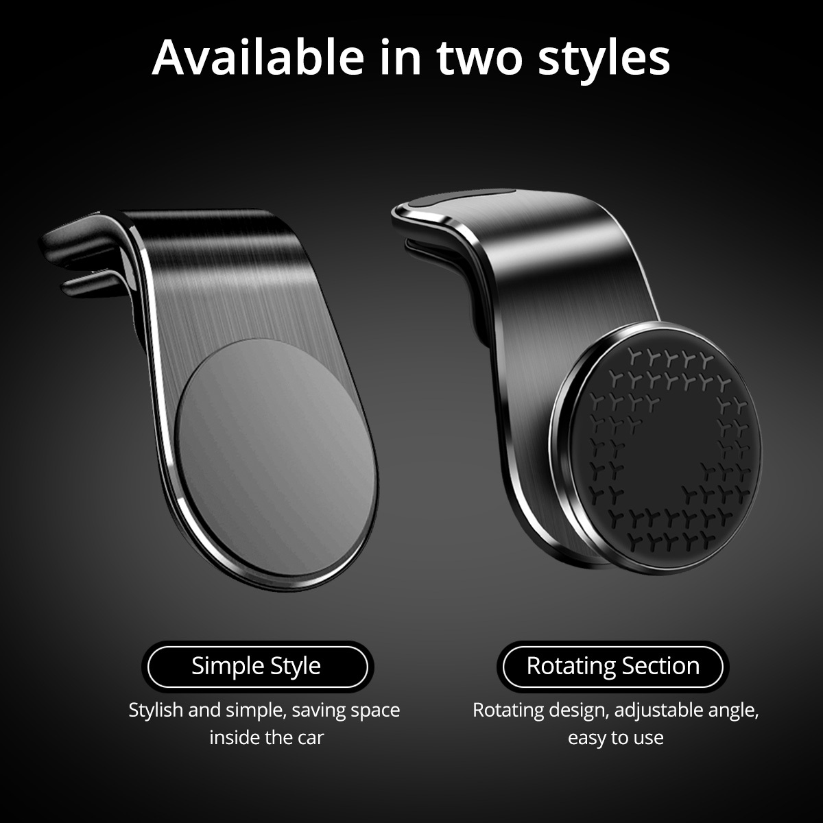 Magnetic Car Phone Holder Air Vent Magnet Mount Smartphone Phone Holder Car Rotation Bracket - image 6