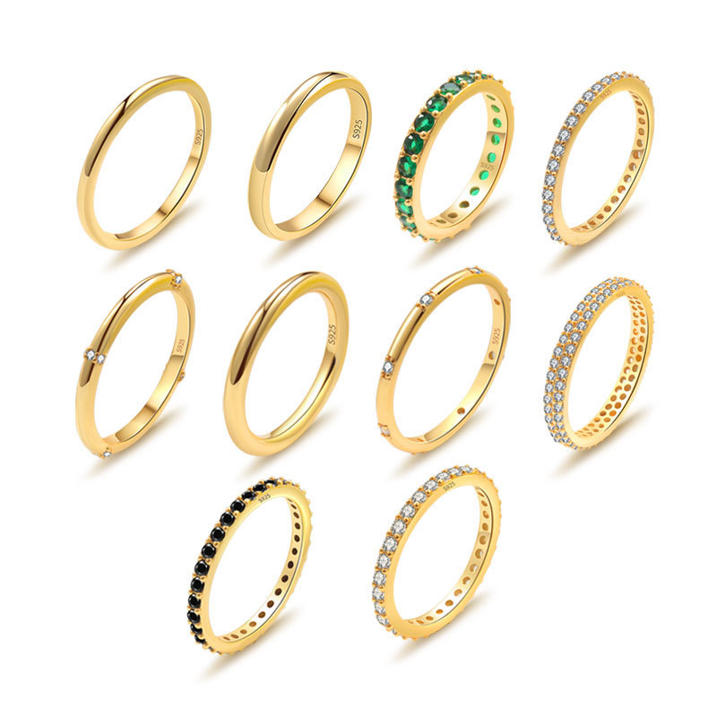 Stacked European And American-style Rings For Women - image 5