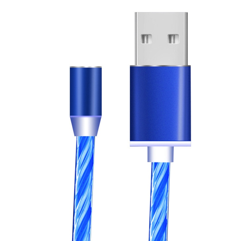 Compatible with Apple, Flowing Ligh Magnetic Streamer Data Line Cable for Iphone Android Typec - image 30