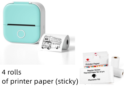 Portable Mini Thermal Label Printer Home Photo Printer Student Wrong Question Printer Bluetooth-compatible Mini Label Printer Price Tag - image 59