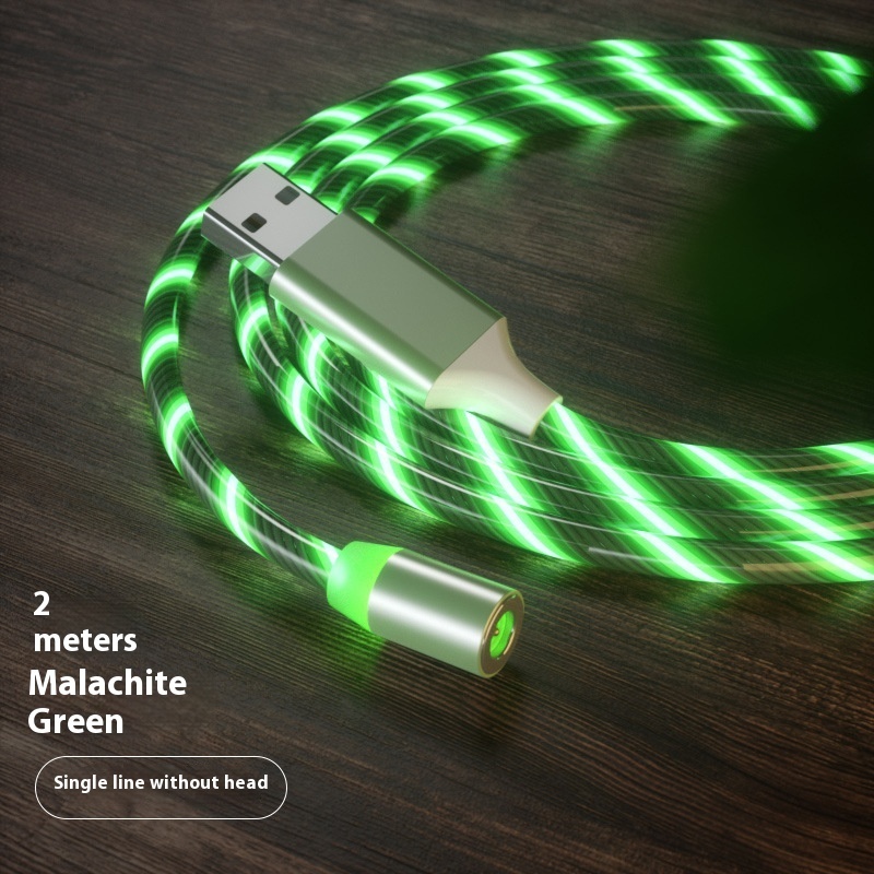 Magnetic Charging Cable Streamer Fast Charging Cable Lighting Micro USB Cable LED Magnet Charger Type-C Cable - image 37