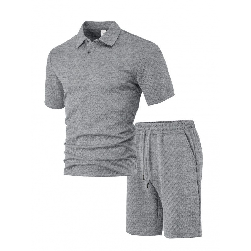Mens Casual Suit With Jacquard And A Lapel - image 13