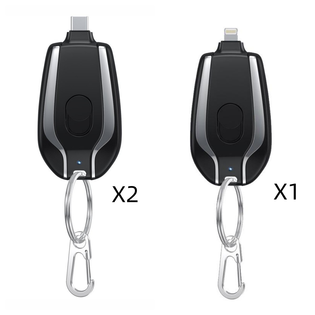 1500mAh Mini Power Emergency Pod Keychain Charger With Type-C Ultra-Compact Mini Battery Pack Fast Charging Backup Power Bank - image 8