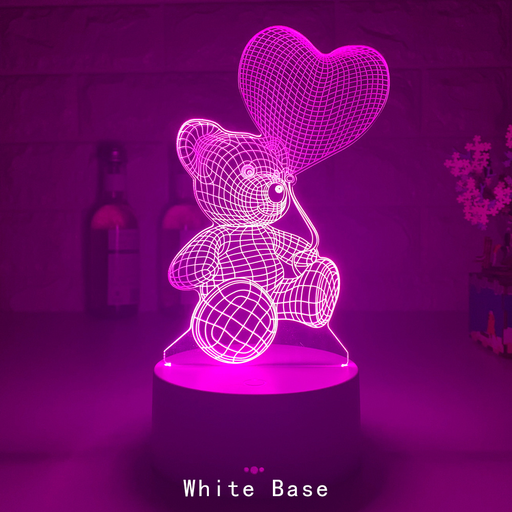 3D Lamp Acrylic USB LED Night Lights Neon Sign Lamp Xmas Christmas Decorations For Home Bedroom Birthday Decor Valentines Day Gifts - image 10