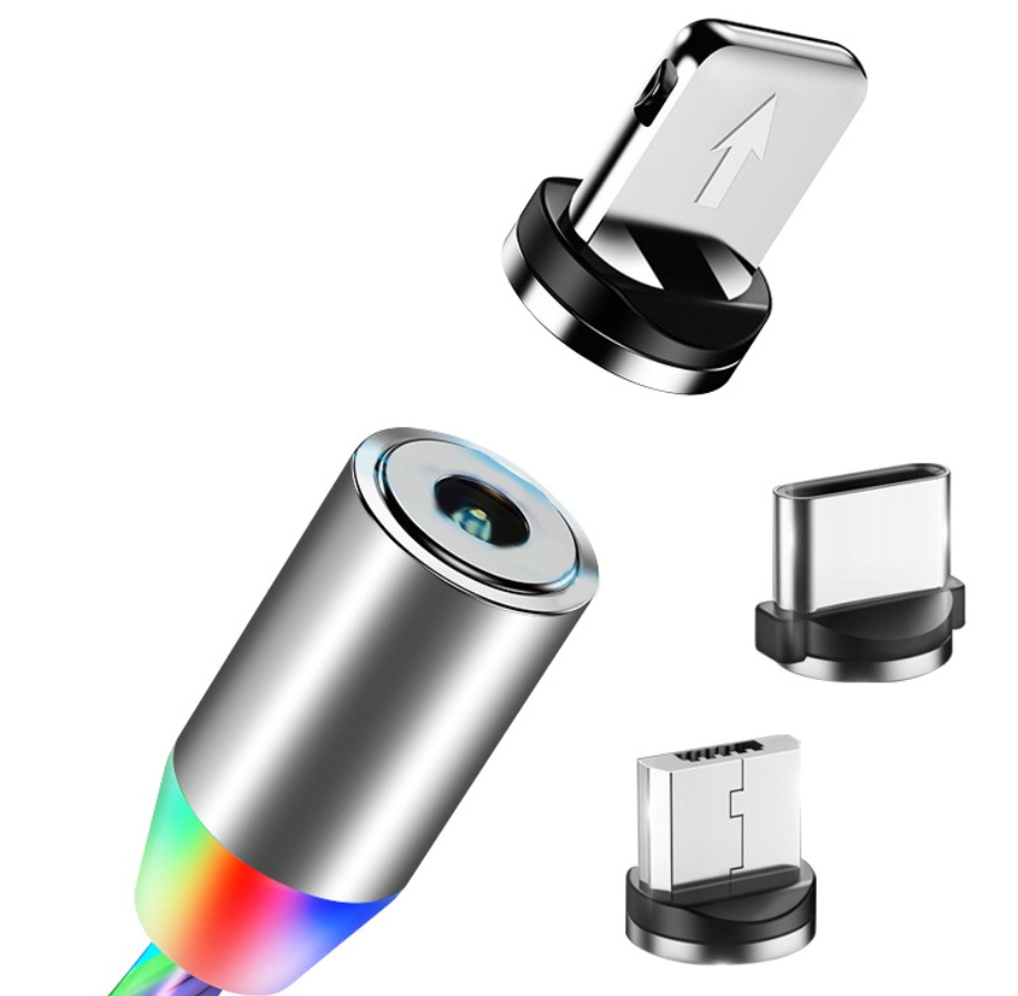 Compatible with Apple, Flowing Ligh Magnetic Streamer Data Line Cable for Iphone Android Typec - image 6