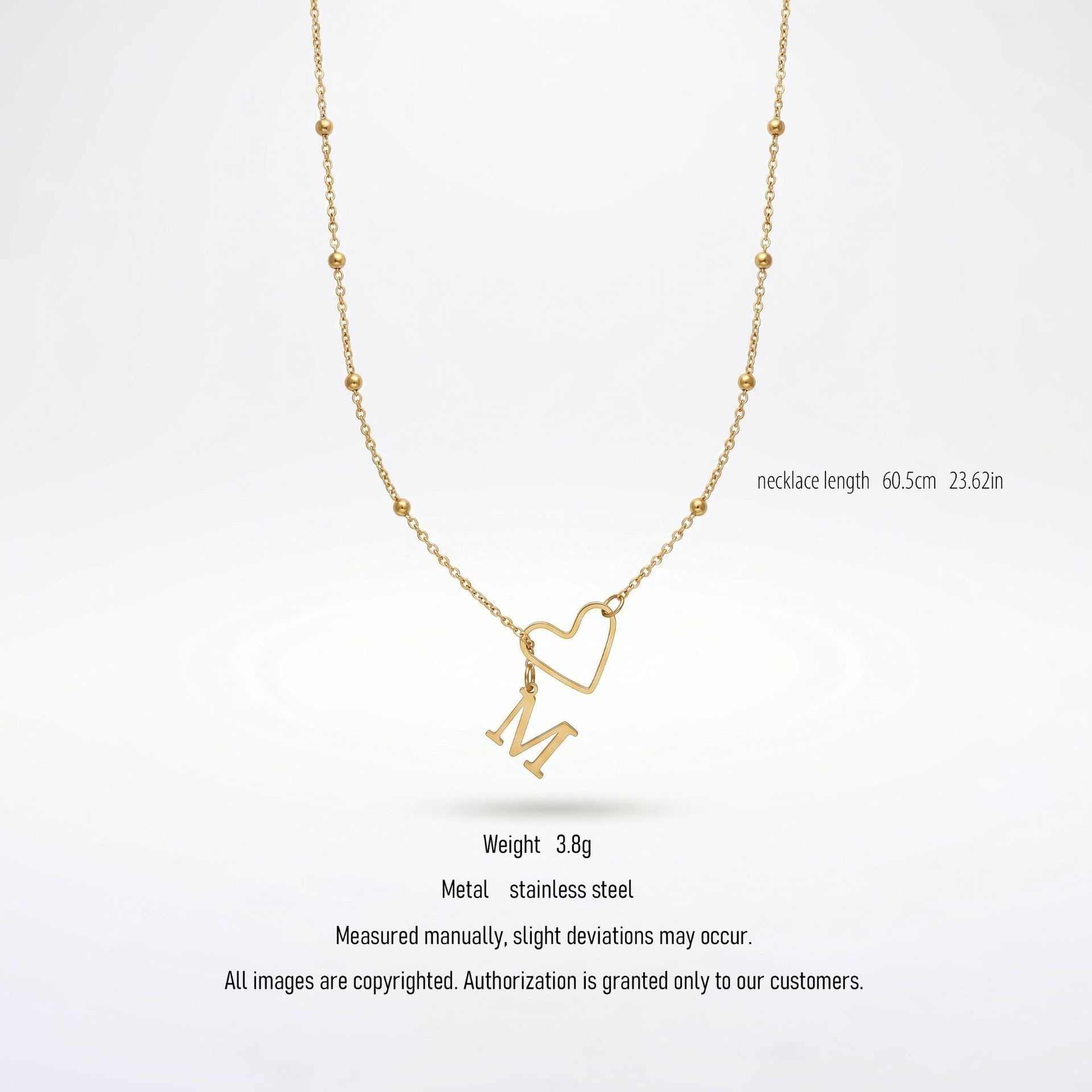 Womens Elegant Heart-Shaped Waterdrop Necklace - image 6