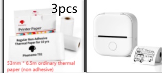 Portable Mini Thermal Label Printer Home Photo Printer Student Wrong Question Printer Bluetooth-compatible Mini Label Printer Price Tag - image 35