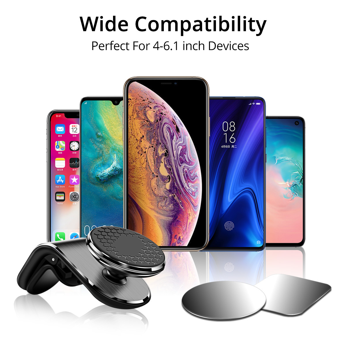 Magnetic Car Phone Holder Air Vent Magnet Mount Smartphone Phone Holder Car Rotation Bracket - image 7