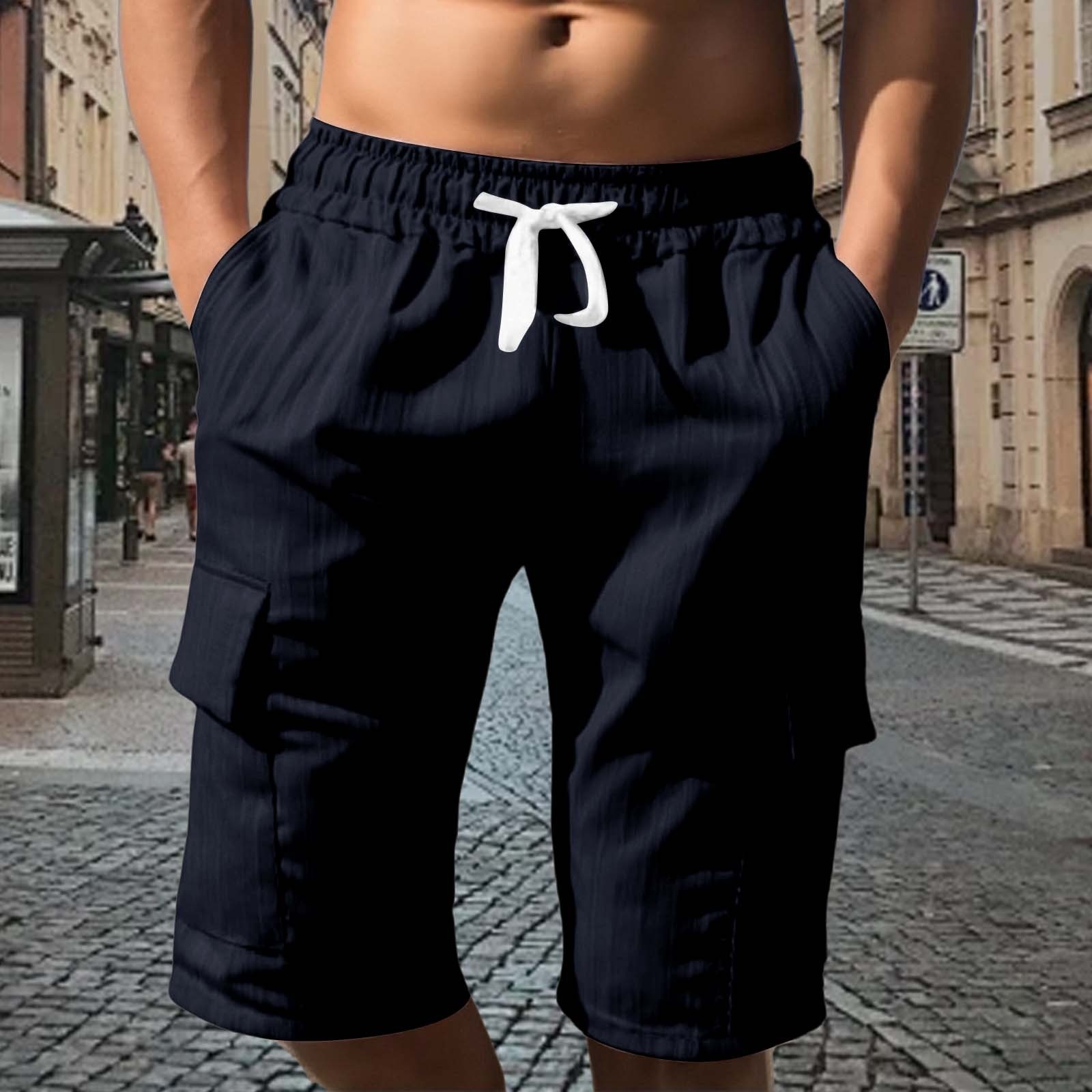 Multi-pocket Utility Five-point Shorts Sporty And Casual - image 51