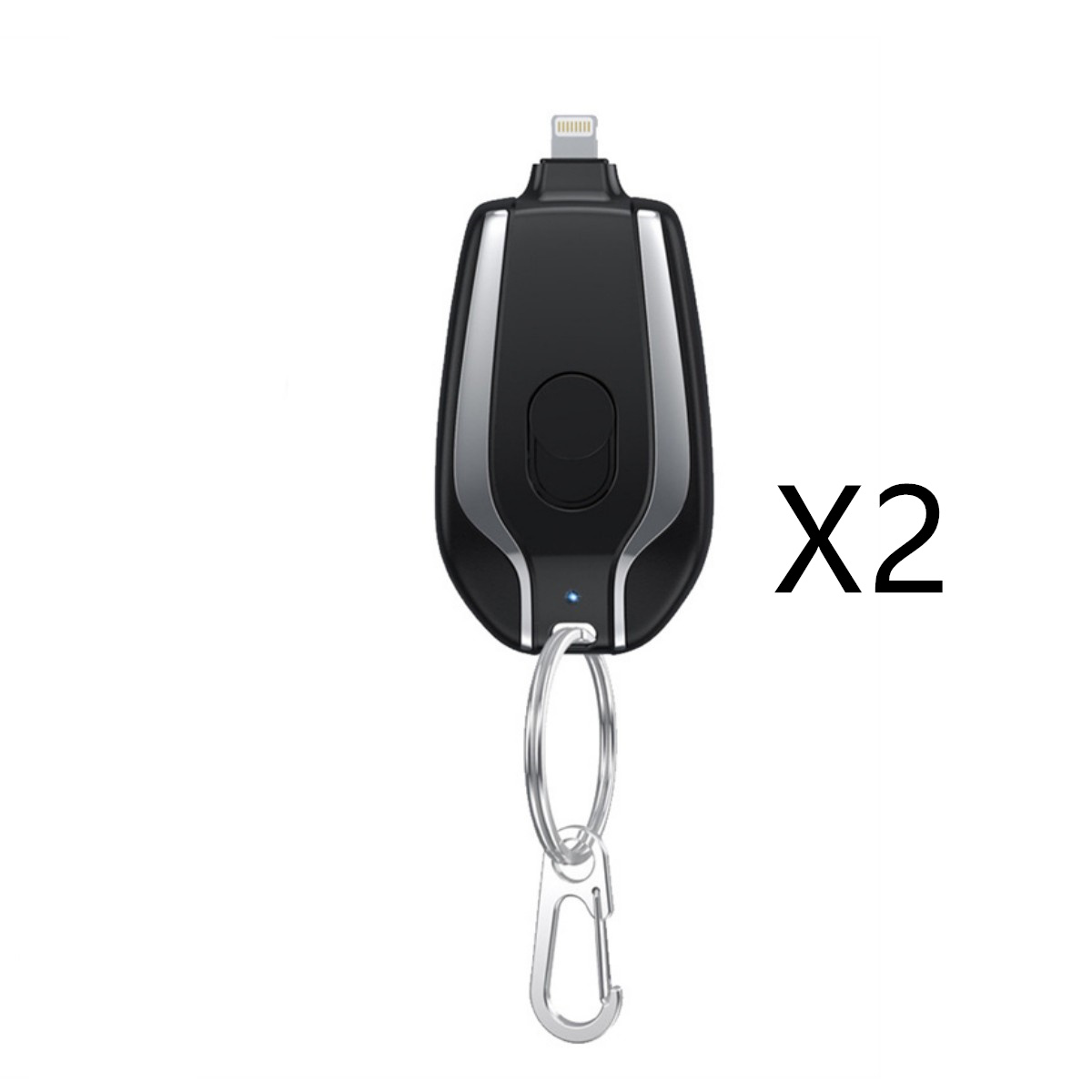1500mAh Mini Power Emergency Pod Keychain Charger With Type-C Ultra-Compact Mini Battery Pack Fast Charging Backup Power Bank - image 4