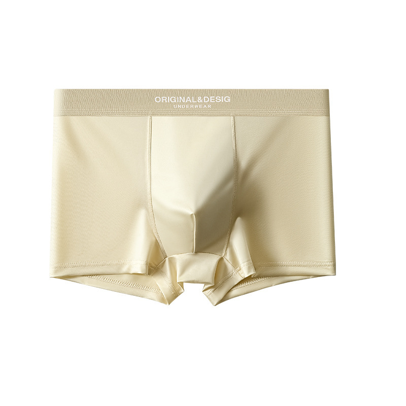 Men's Satin Light Luxury Ice Silk Underwear Summer Breathable Boxers Shorts New Boxers - image 9