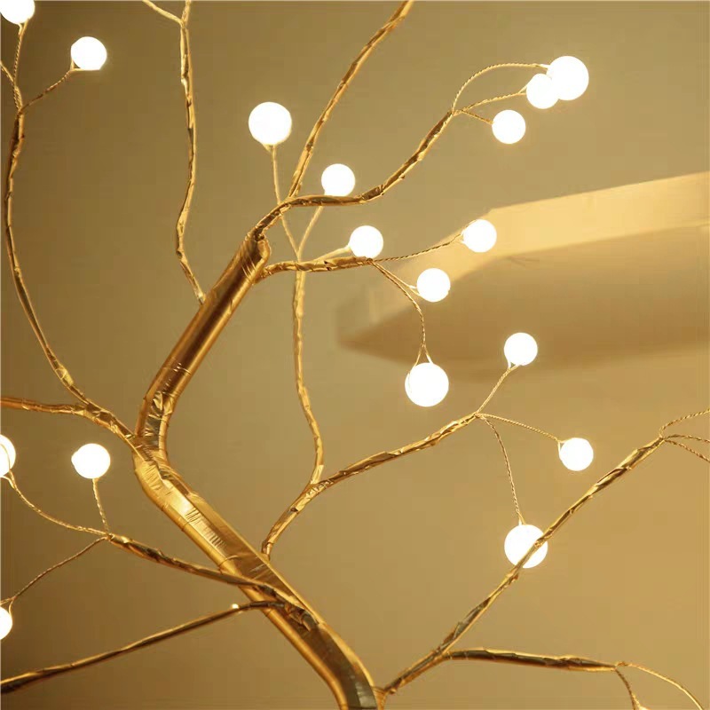 Led Copper Wire Light Bedroom Light - image 5