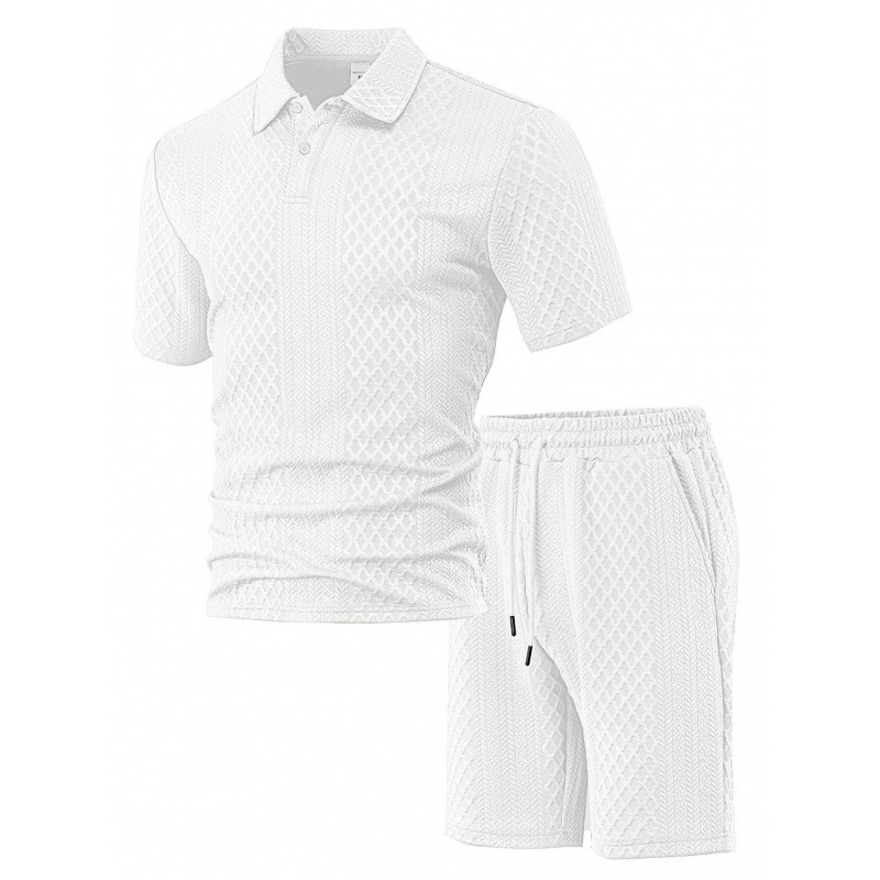Mens Casual Suit With Jacquard And A Lapel - image 56