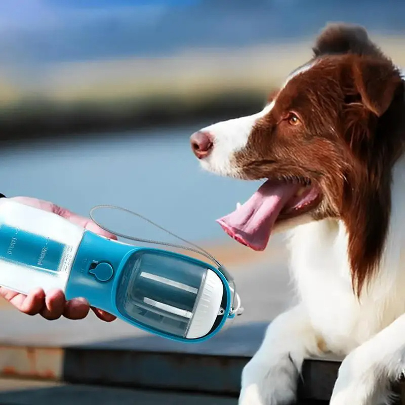Dog Water Cup Drinking Food Garbage Bag Three-in-one Portable Small Multi-functional Pet Cups Pets Supplies - image 6