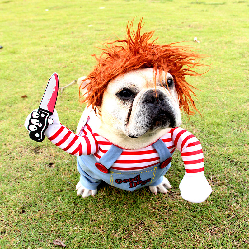 Halloween Pet Costume Pet Dog Funny Clothes Adjustable Dog Cosplay Costume Scary Costume Party Gatherings - image 6