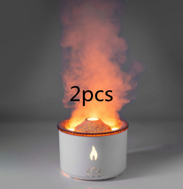 New Creative Ultrasonic Essential Oil Humidifier Volcano Aromatherapy Machine Spray Jellyfish Air Flame Humidifier Diffuser - image 13