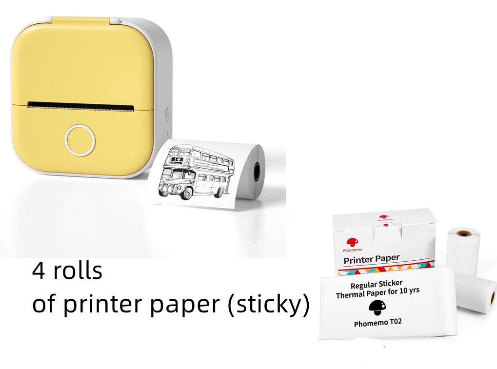 Portable Mini Thermal Label Printer Home Photo Printer Student Wrong Question Printer Bluetooth-compatible Mini Label Printer Price Tag - image 56