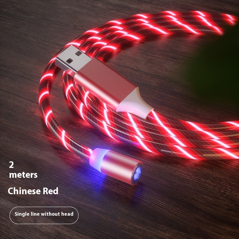 Magnetic Charging Cable Streamer Fast Charging Cable Lighting Micro USB Cable LED Magnet Charger Type-C Cable - image 34
