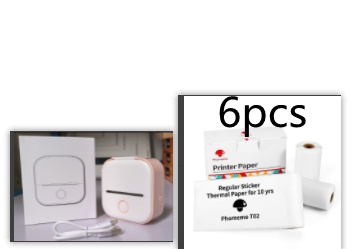 Portable Mini Thermal Label Printer Home Photo Printer Student Wrong Question Printer Bluetooth-compatible Mini Label Printer Price Tag - image 47