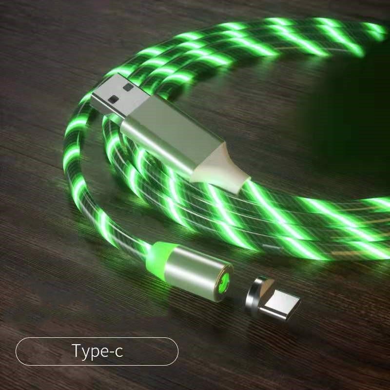 Magnetic Charging Cable Streamer Fast Charging Cable Lighting Micro USB Cable LED Magnet Charger Type-C Cable - image 16