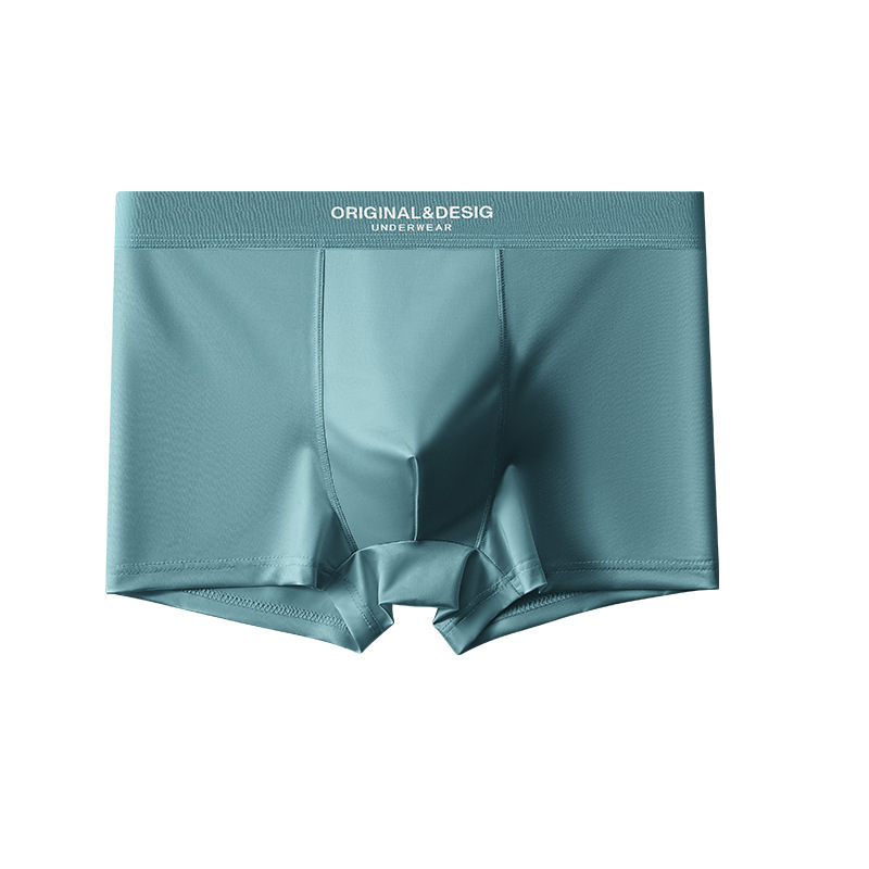 Men's Satin Light Luxury Ice Silk Underwear Summer Breathable Boxers Shorts New Boxers - image 60